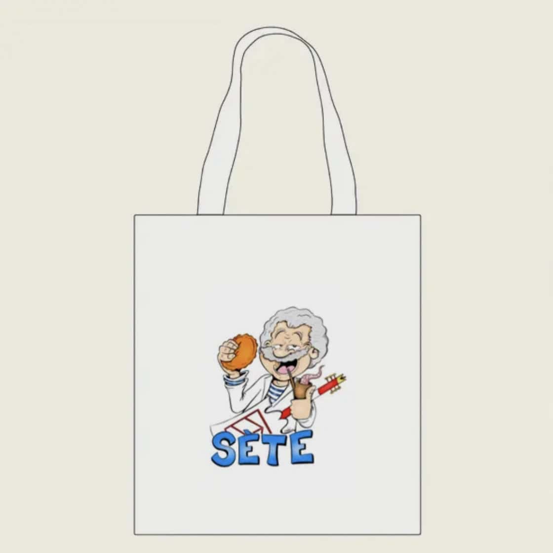 Tote bag Brassens Sete