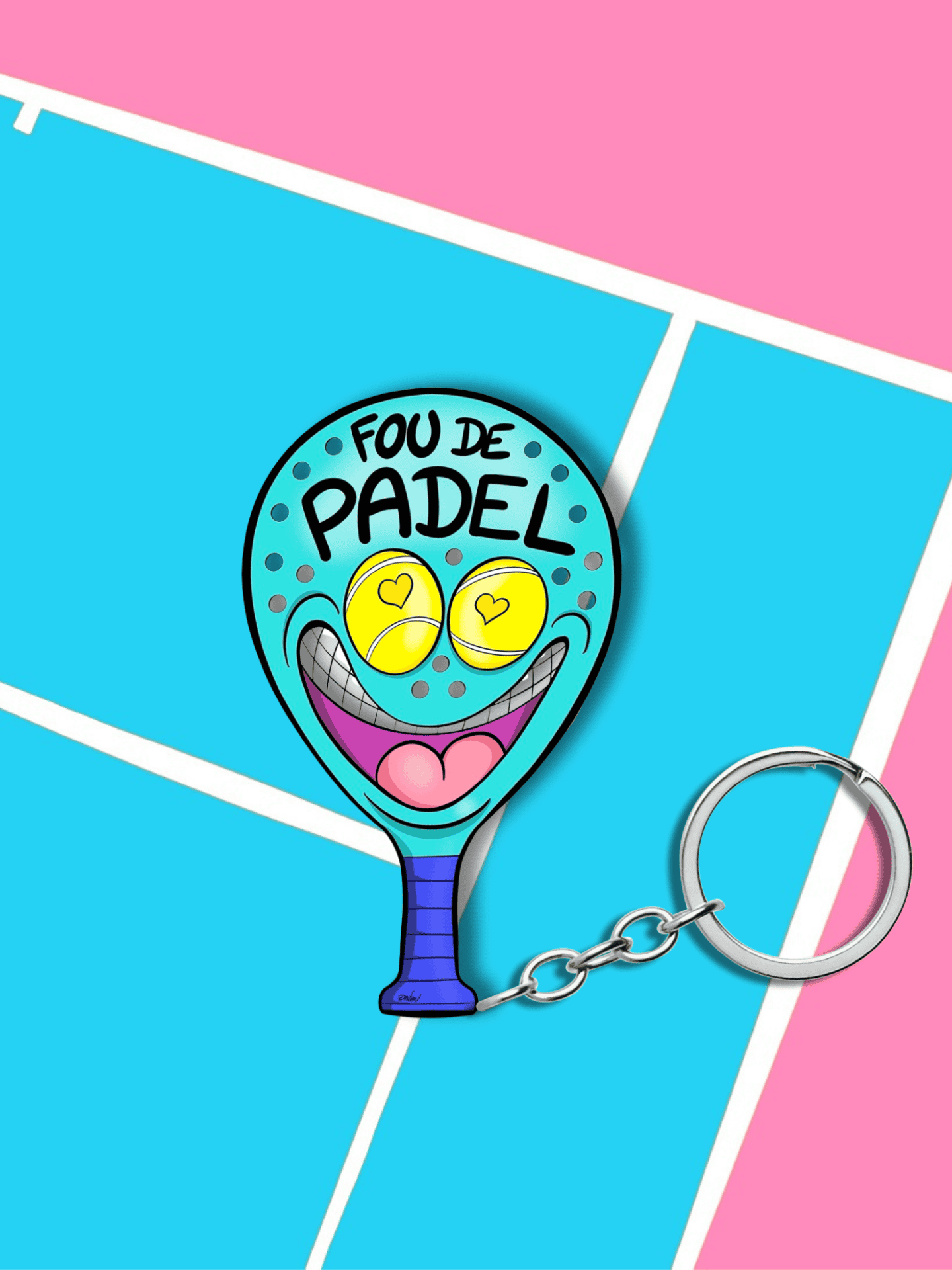Porte-clés Padel