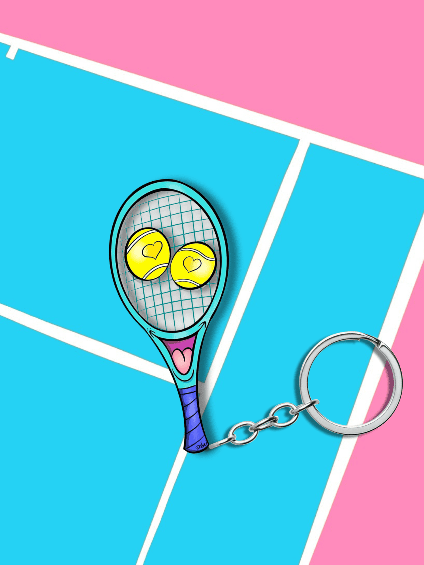 Porte-clés Tennis